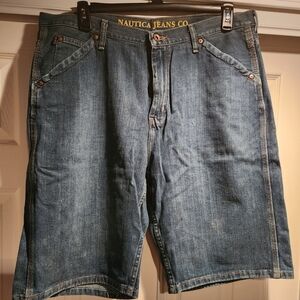 Nautica Men's Blue Denim Shorts